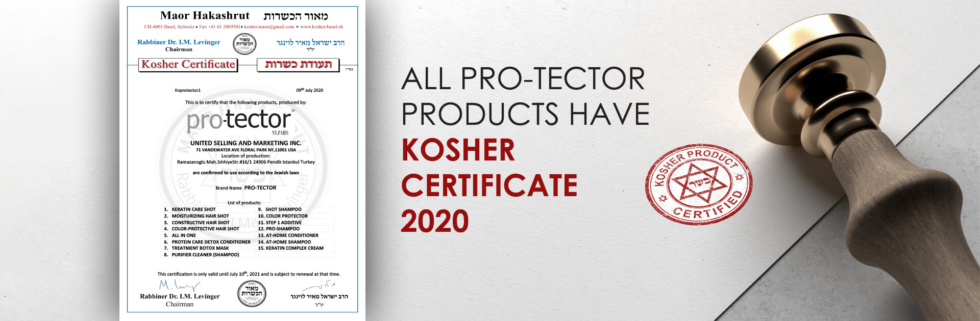 KOSHER CERTIFICATION
