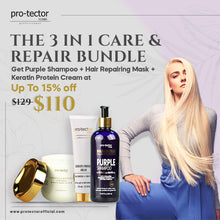  Get Purple Shampoo + Hair Repairing Mask +Keratin Protein Cream at Up To 15% off